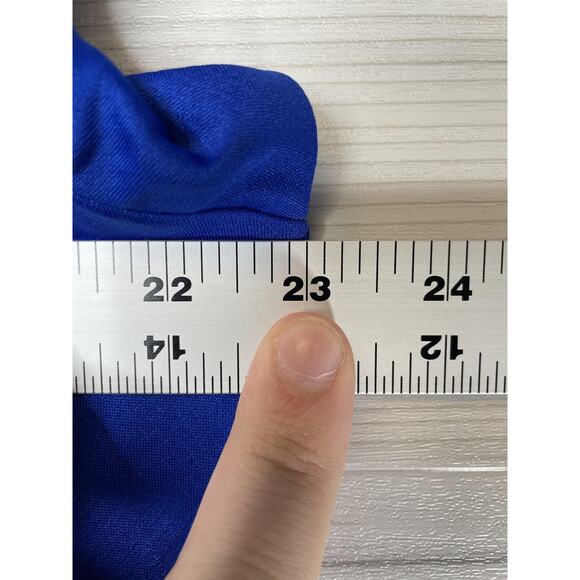 Under Armour Polo Shirt Mens Large Blue HeatGear Loose Fit Andy's Seasoning - Picture 5 of 13